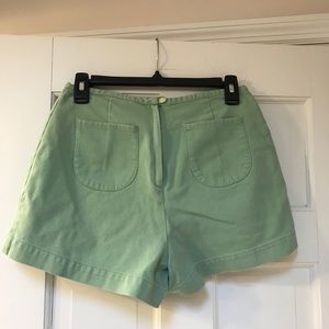 Light green vintage shorts